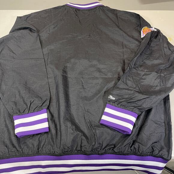 Los Angeles Lakers Mitchell & Ness Neon World Pullover Jacket - Picture 3 of 4